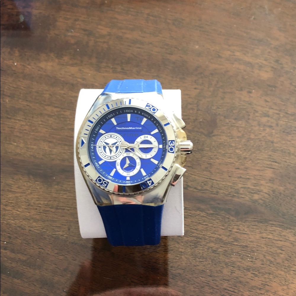 TechnoMarine “Cruise California “ Blue Face and Blue Silicone Band